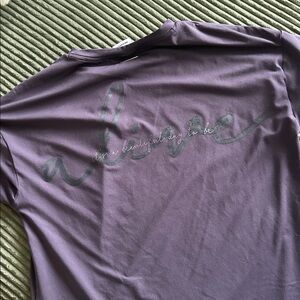 Gymshark / Whitney Simmons tshirt purple size small